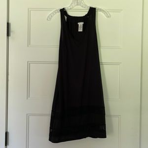 Dotti Swimwear V-Neck Dress Coverup Black Small